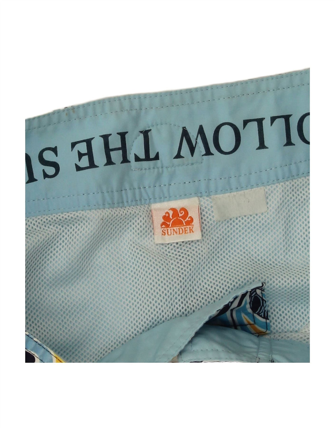SUNDEK Mens Swimming Shorts Small  Blue Floral
