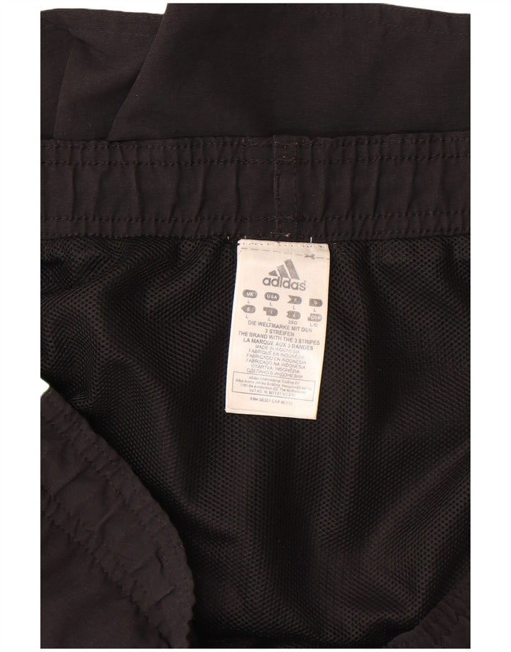Adidas Herren Sport Shorts Großes schwarzes Nylon
