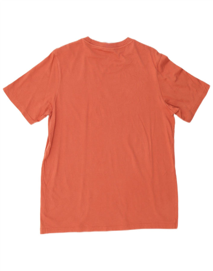 Adidas Herren Grafik T-Shirt Top Mittelorange Baumwolle