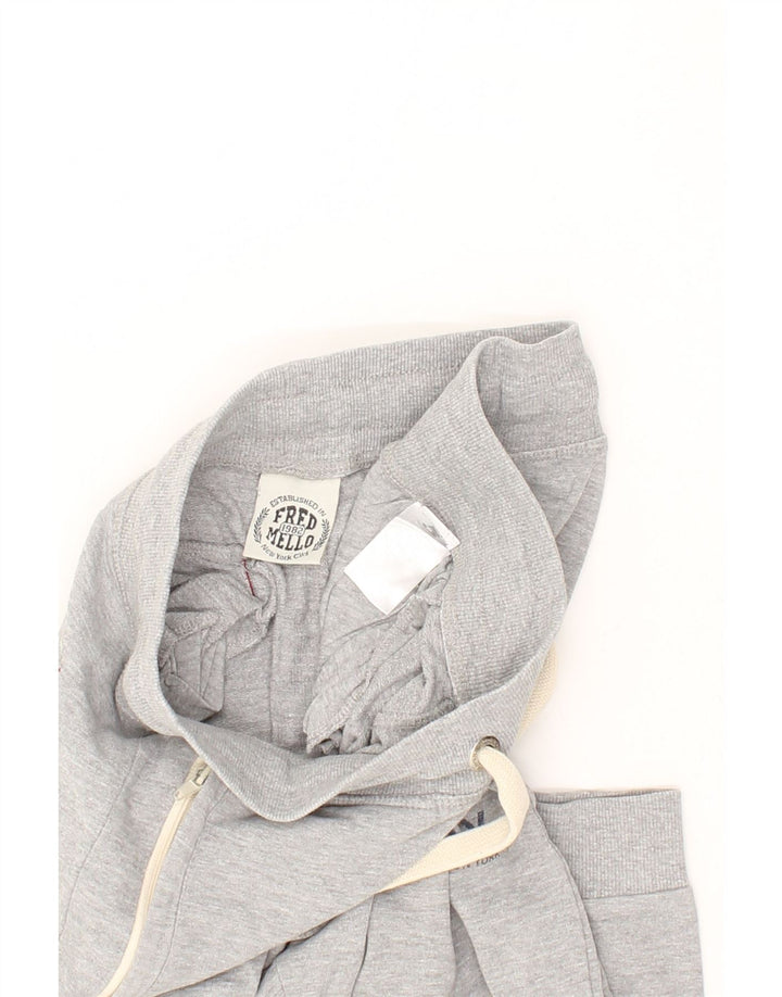 FRED MELLO Mens Tracksuit Trousers Joggers Medium  Grey Cotton Vintage Fred Mello and Second-Hand Fred Mello from Messina Hembry 