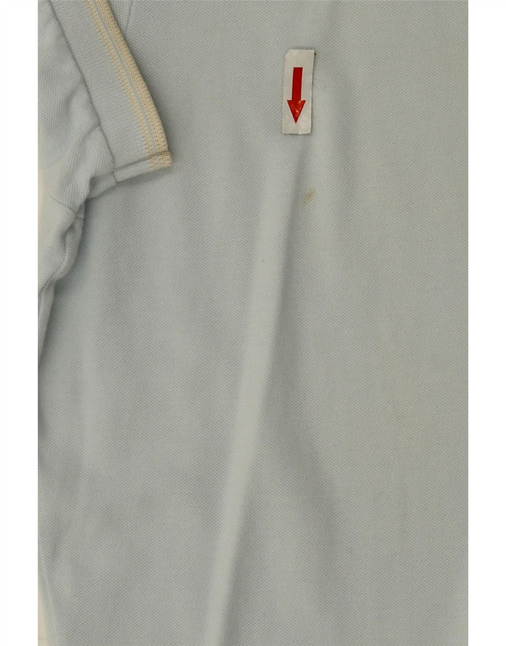 Fred Perry Damen Poloshirt UK 16 Große blaue Baumwolle