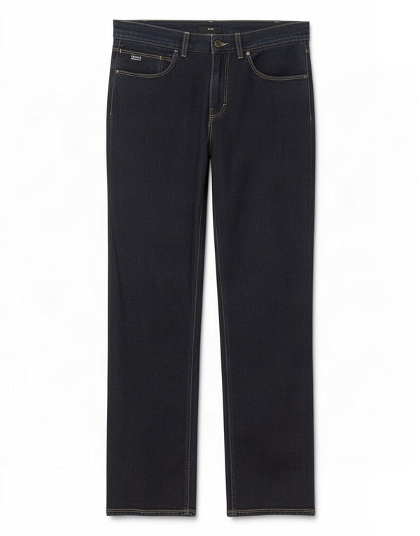 Hugo Boss Womens Straight Jeans W33 L34 Navy Blue Cotton