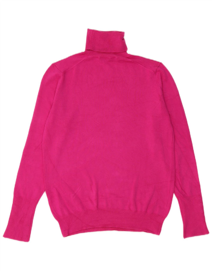 Rollkragenpullover für Damen von Zara, Gr. 12, Mittelrosa