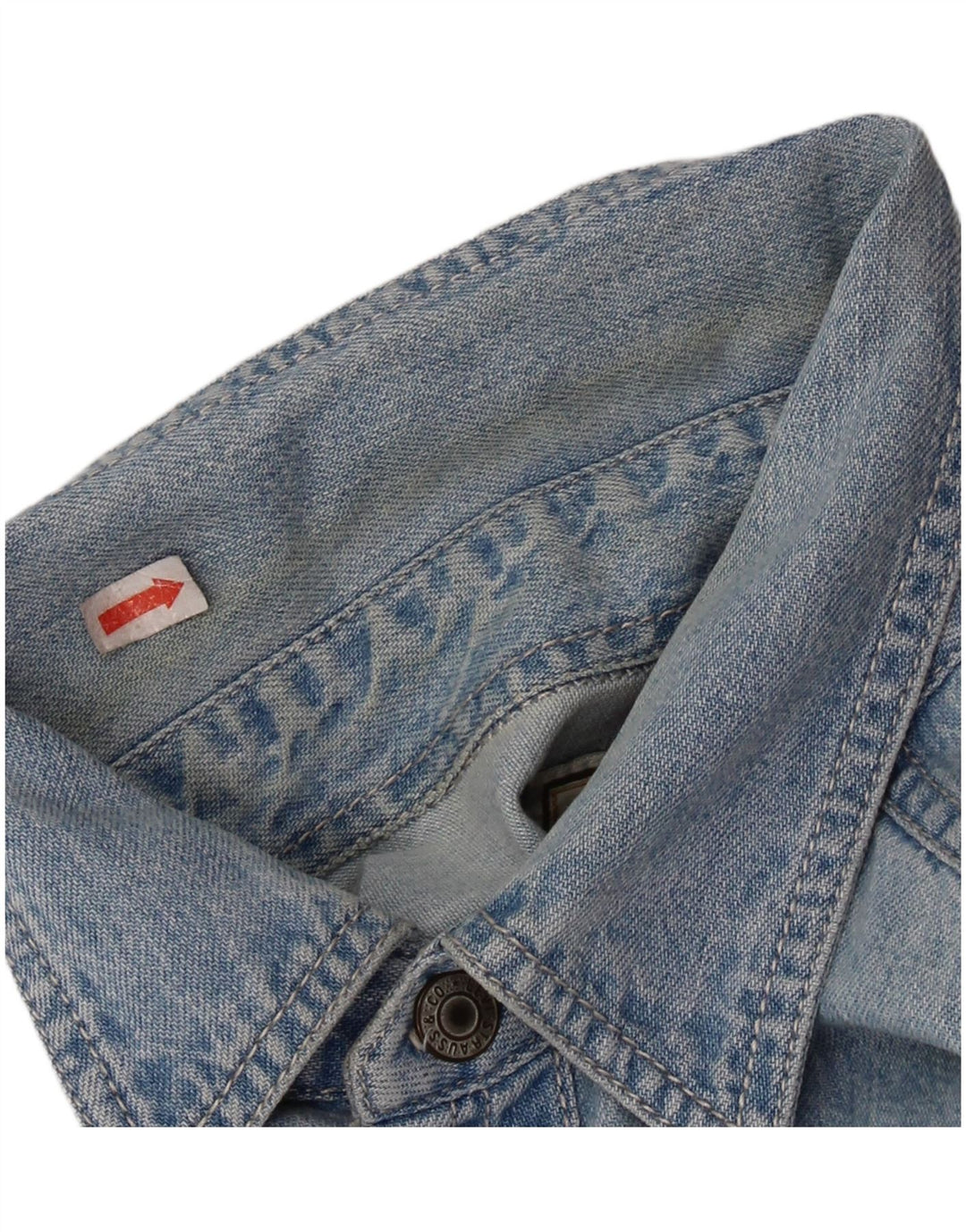 Levi's Herren-Jeanshemd aus mittelblauer Baumwolle