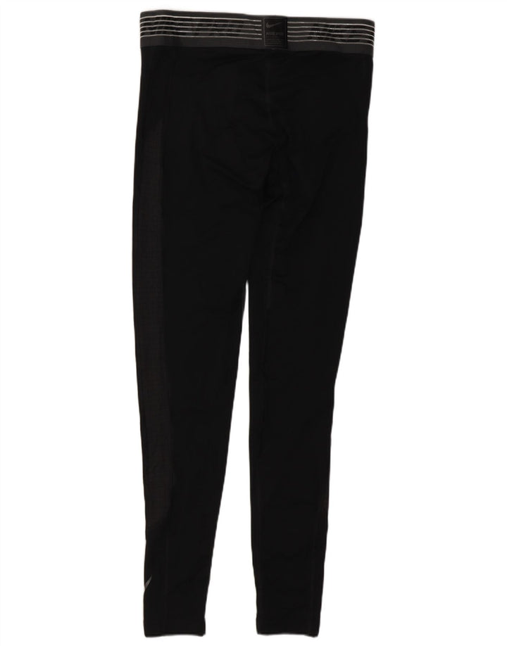 Nike Herren Dri Fit Graphic Leggings Mittelschwarzes Polyester
