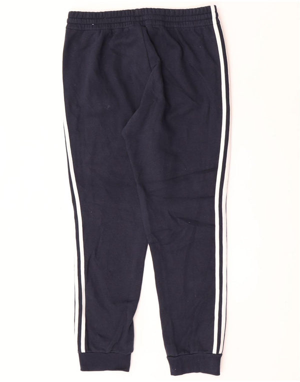 Adidas Herren-Trainingshose, Jogginghose, groß, marineblau, Baumwolle