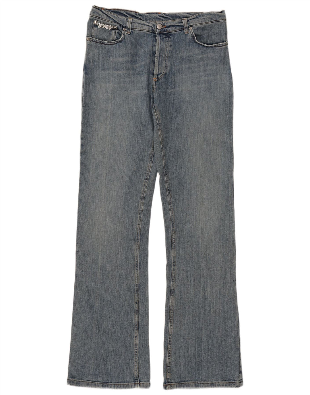 Richmond Damen Bootcut Jeans W31 L36 Blaue Baumwolle