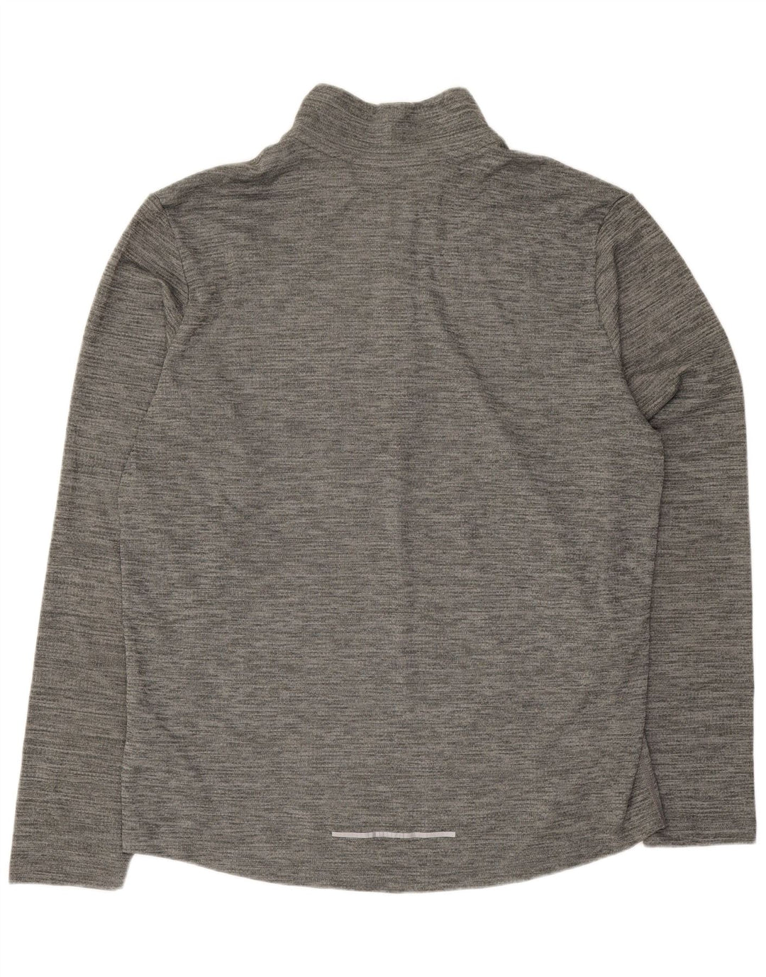 Nike Herren Dri Fit Pullover-Trainingsanzugoberteil mit Reißverschluss, Größe L, Grau meliert