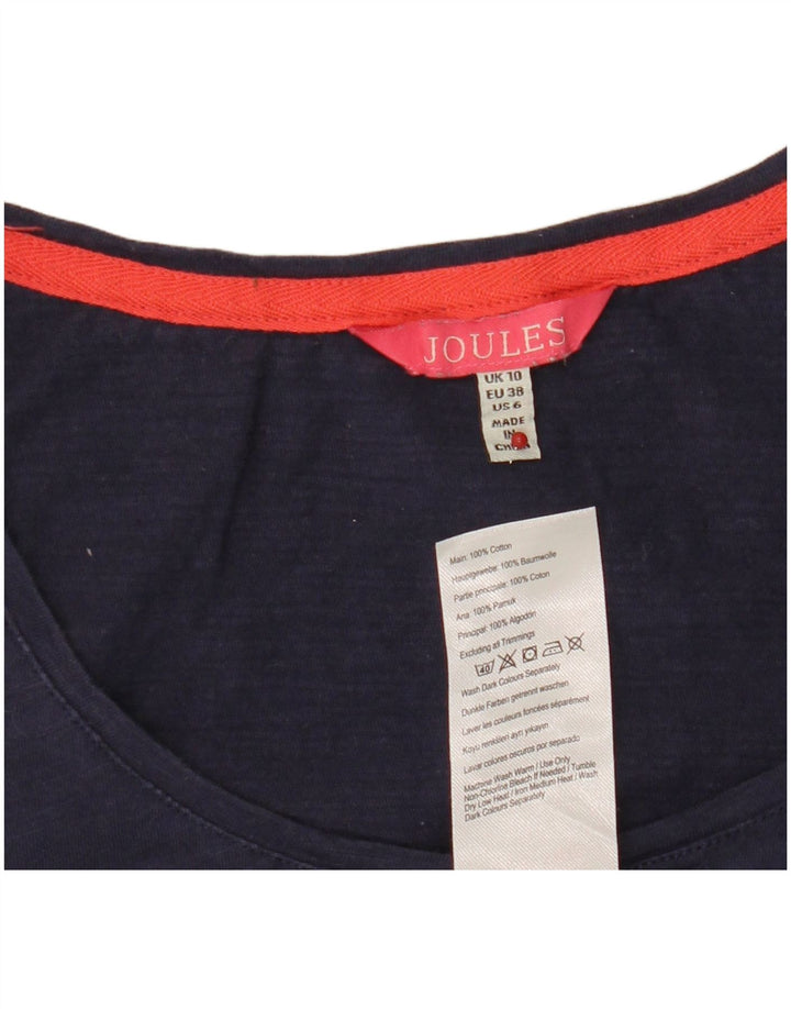 Joules Damen-Trägershirt, UK 10, Größe S, Marineblau, Baumwolle