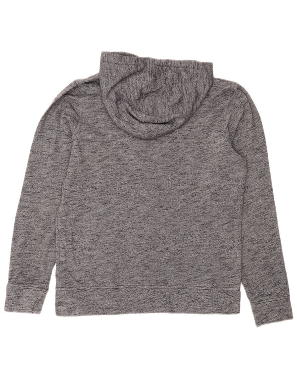 JACK & JONES Herren-Kapuzenpullover mit Grafik, Größe S, marineblau gesprenkelte Baumwolle