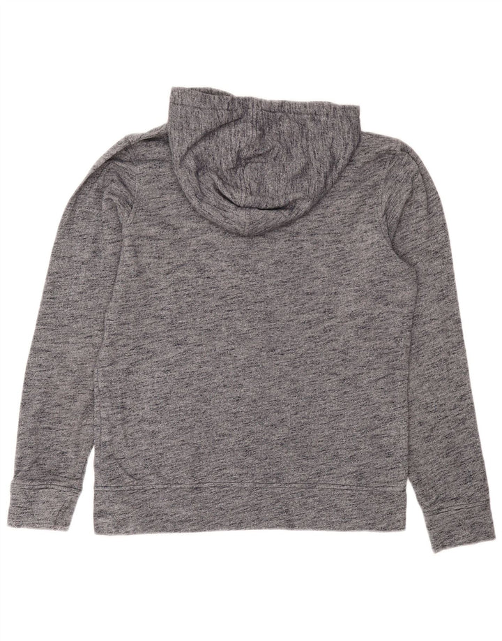 JACK & JONES Herren-Kapuzenpullover mit Grafik, Größe S, marineblau gesprenkelte Baumwolle