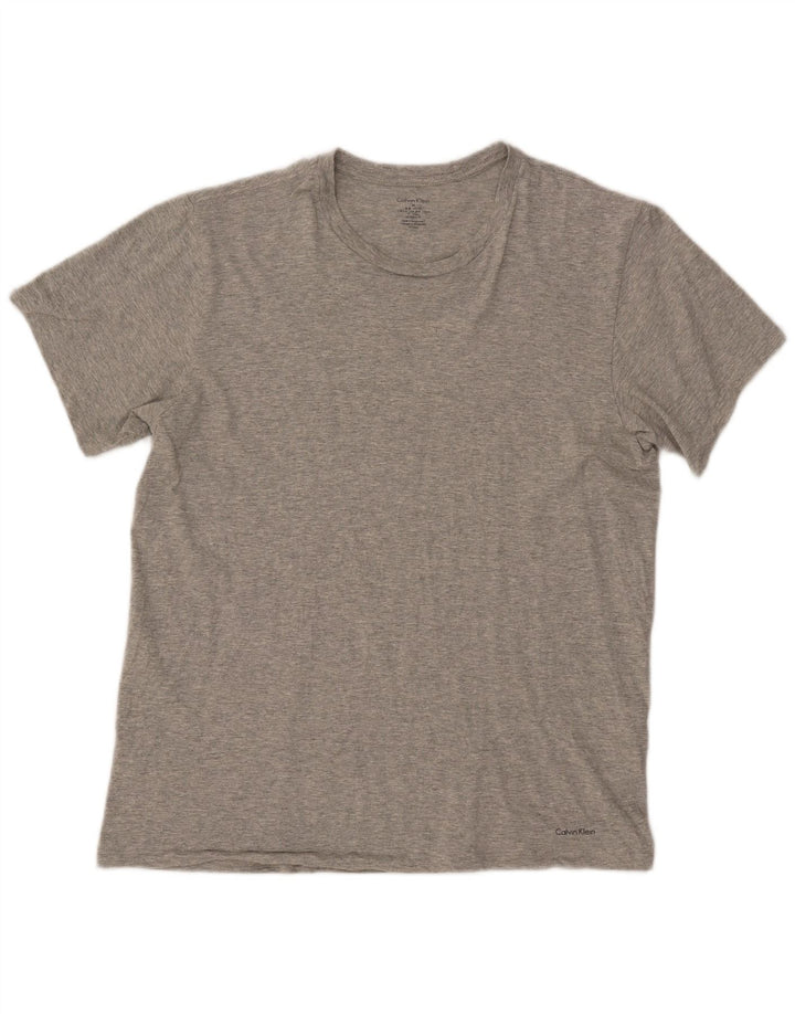 CALVIN KLEIN Herren T-Shirt Top Mittelgrau