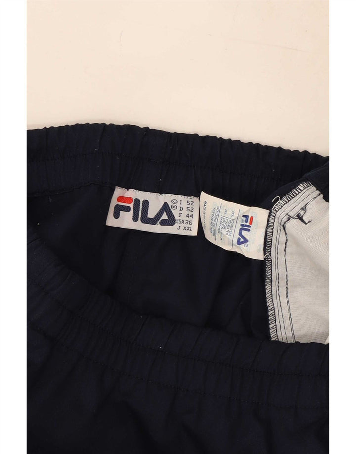 Fila Herren-Sportshorts, groß, marineblau, Polyester