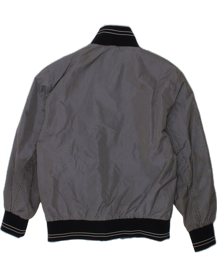FRED PERRY Boys Bomber Jacket 7-8 Years Black Gingham Nylon Vintage Fred Perry and Second-Hand Fred Perry from Messina Hembry 