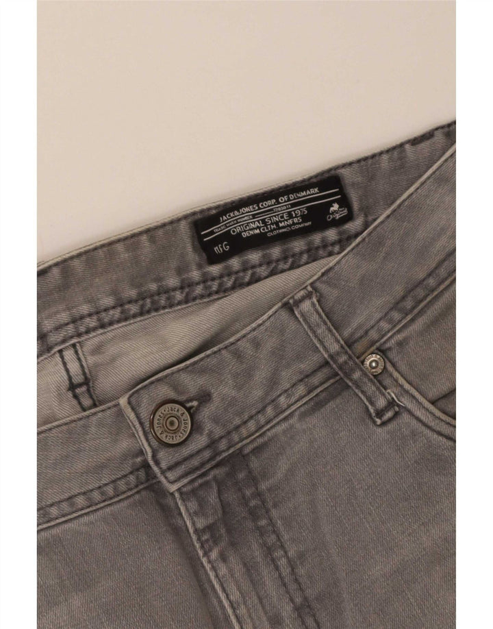 Jack & Jones Herren Ben Skinny Jeans W34 L35 Grau