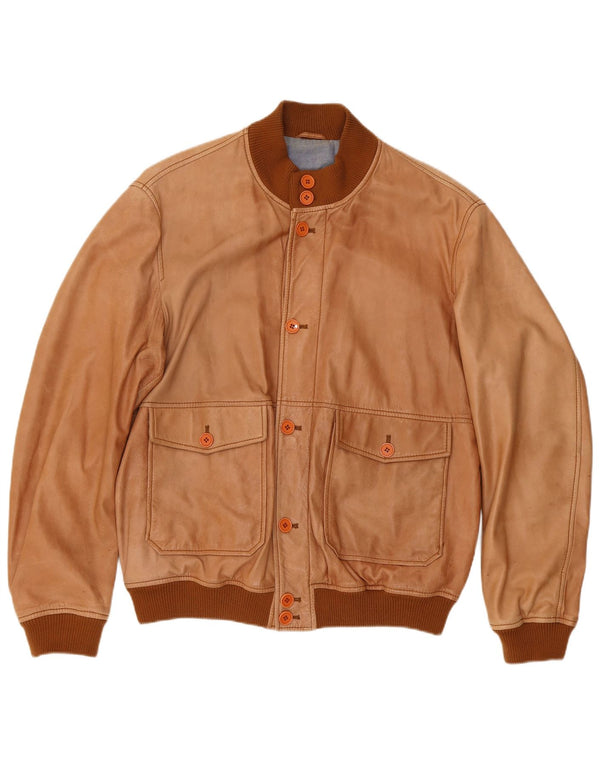 Conbipel Herren Leder Bomberjacke IT 56 2XL Braun