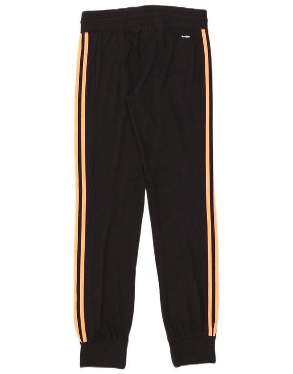 Adidas Damen Climalite Trainingshose Jogger UK 4/6 XS Schwarz