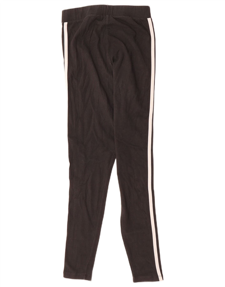 ADIDAS Damen Leggings UK 10 Small Schwarz