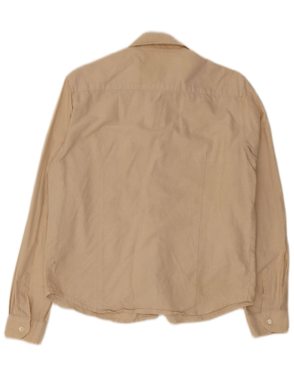 Henry Cottons Damenhemd IT 48 XL Beige Baumwolle