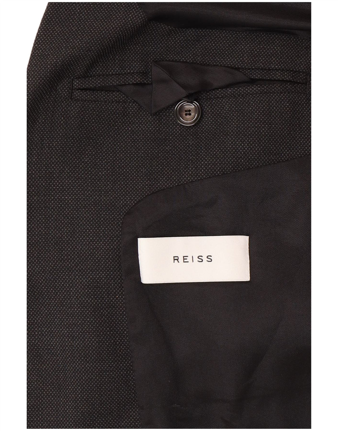 Reiss Herren-Blazer mit 1 Knopf, Gr. 36, Grau