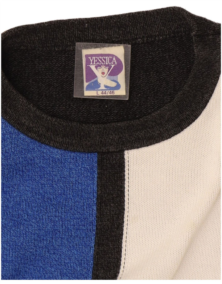Yessica Damen-Pullover mit Rundhalsausschnitt, EU 44/46, Größe L, mehrfarbig