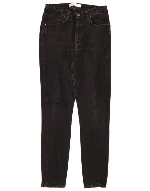 Zara Damen Tapered Jeans EU 40 Medium W30 L28 Schwarz