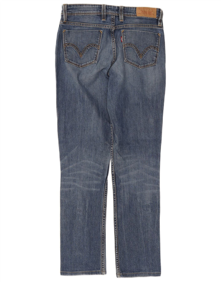 Levi's Damen 628 Slim Jeans W29 L29 Blaue Baumwolle