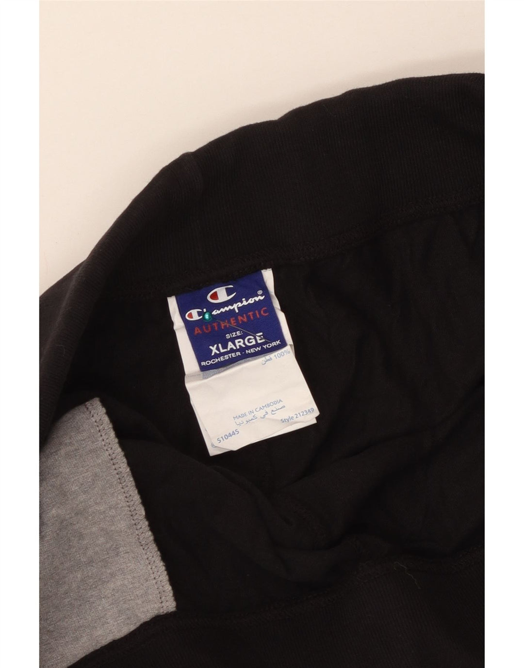 Champion Herren-Sportshorts XL aus schwarzer Baumwolle