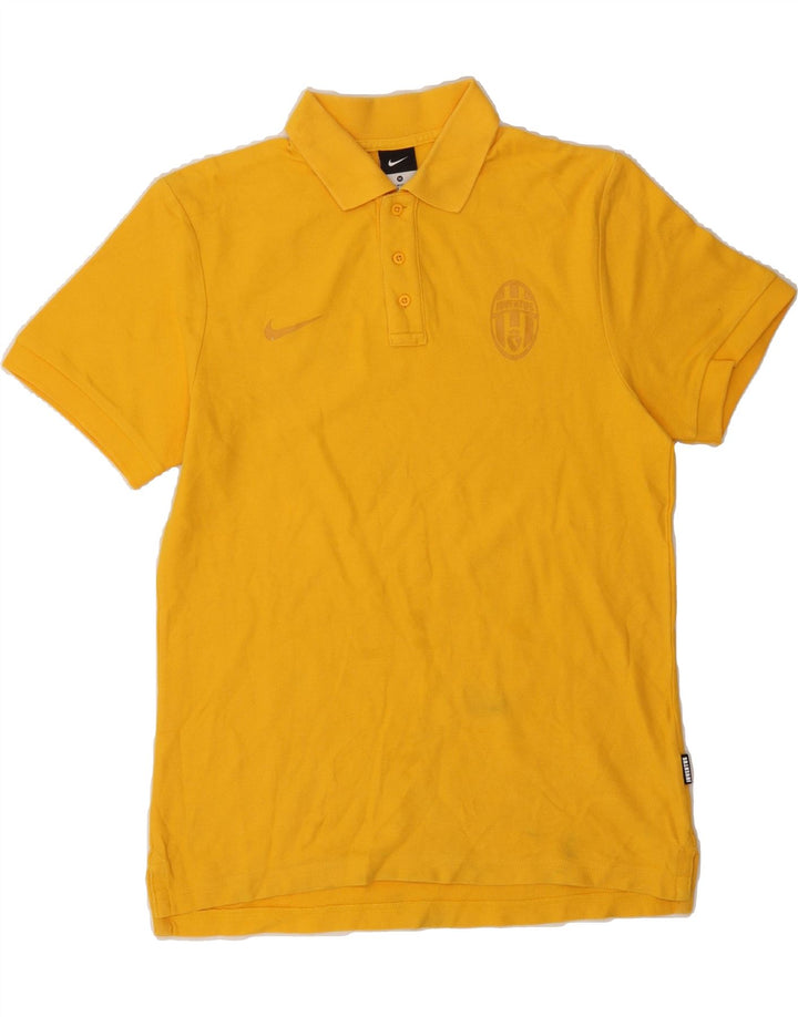 NIKE Mens Juventus Polo Shirt Medium Yellow Cotton Vintage Nike and Second-Hand Nike from Messina Hembry 