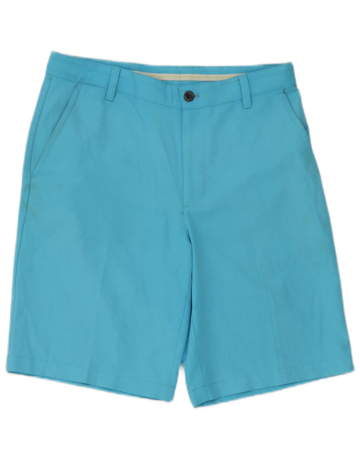 Izod Herren Chinoshorts W32 Mittelblaues Polyester