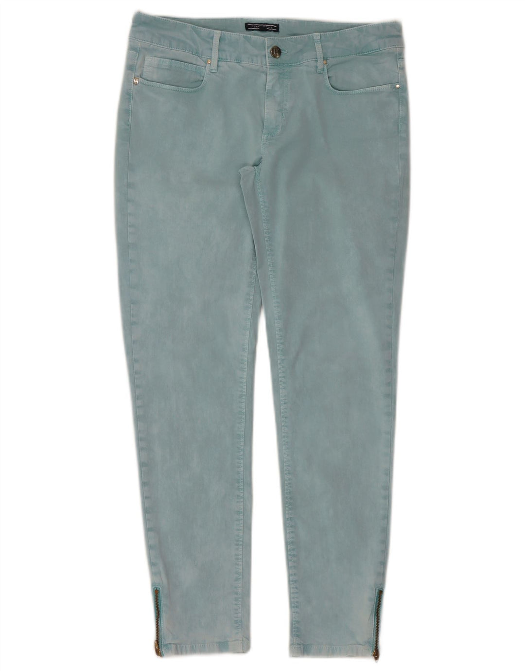 Tommy Hilfiger Damen Skinny Jeans US 6 Medium W30 L28 Türkis Baumwolle