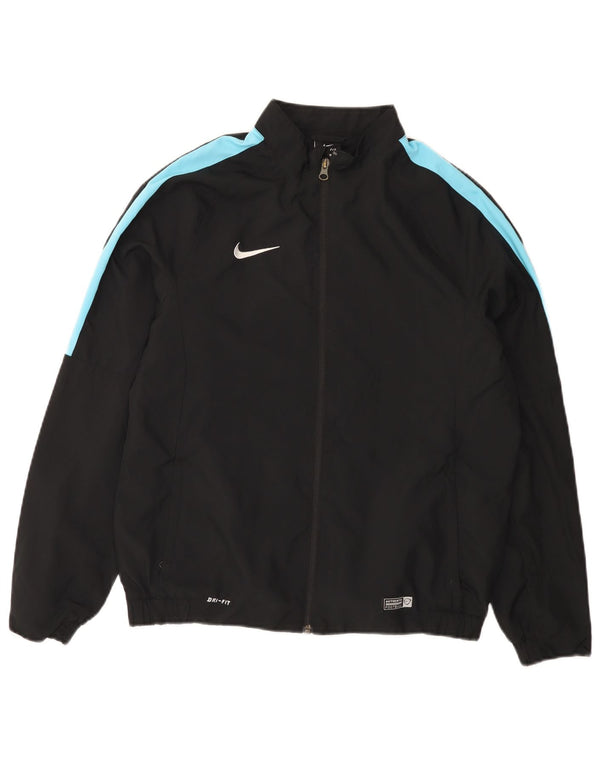 Nike Dri-Fit-Trainingsanzug-Oberteil für Jungen, 13–14 Jahre, XL, Schwarz, Farbblock