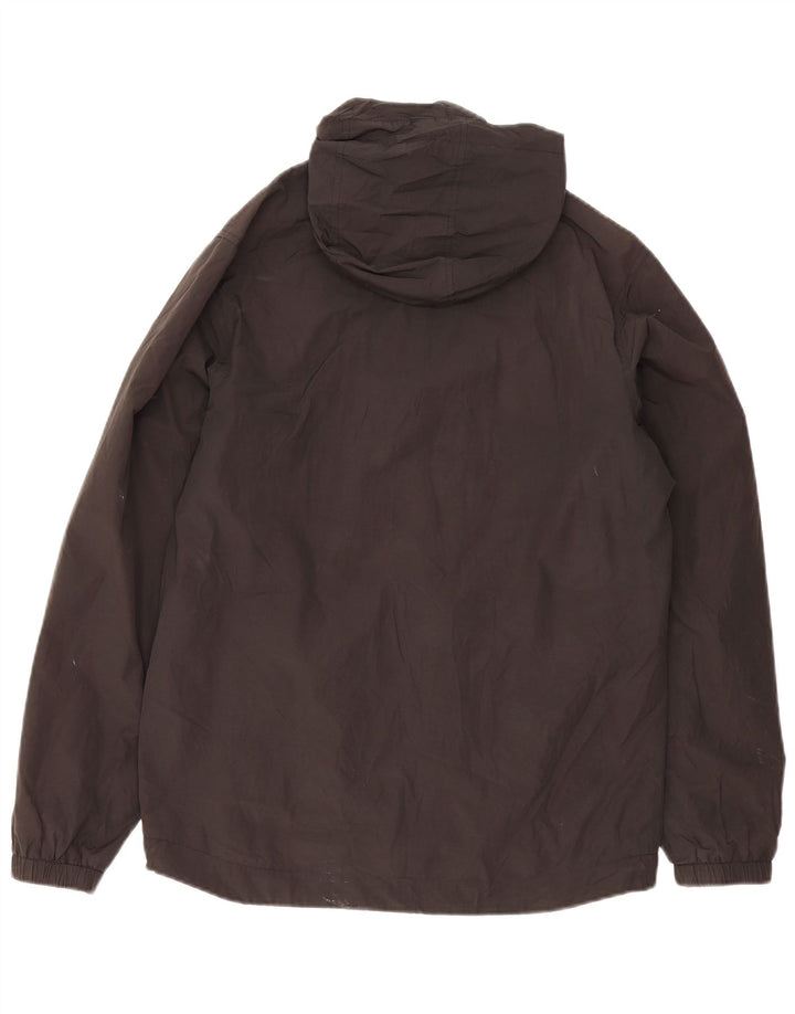 Lyle & Scott Herren-Windbreakerjacke mit Kapuze, UK 36, Größe S, grau, Polyester