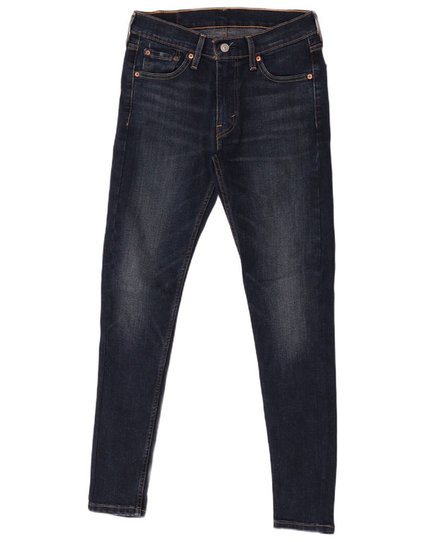 Levi's Damen 519 Hi-Ball Skinny Jeans W30 L29 Blaue Baumwolle