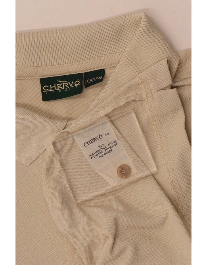 Chervo Herren Poloshirt IT 48 Medium Beige Nylon