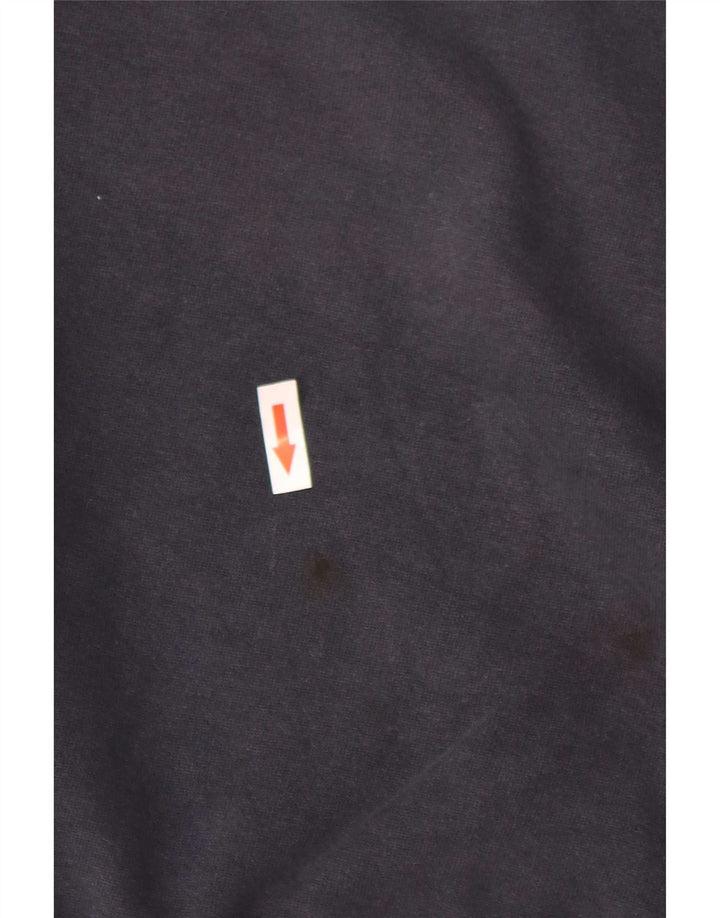Fila Herren Grafik-Sweatshirt-Pullover 2XL Marineblau aus Baumwolle