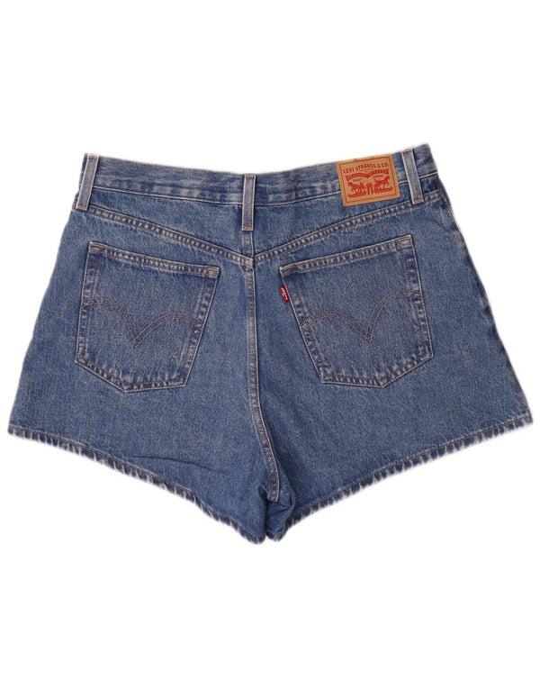 Levi's Mom Denim-Shorts mit hoher Taille für Damen, W32, Größe L, Blau, Baumwolle