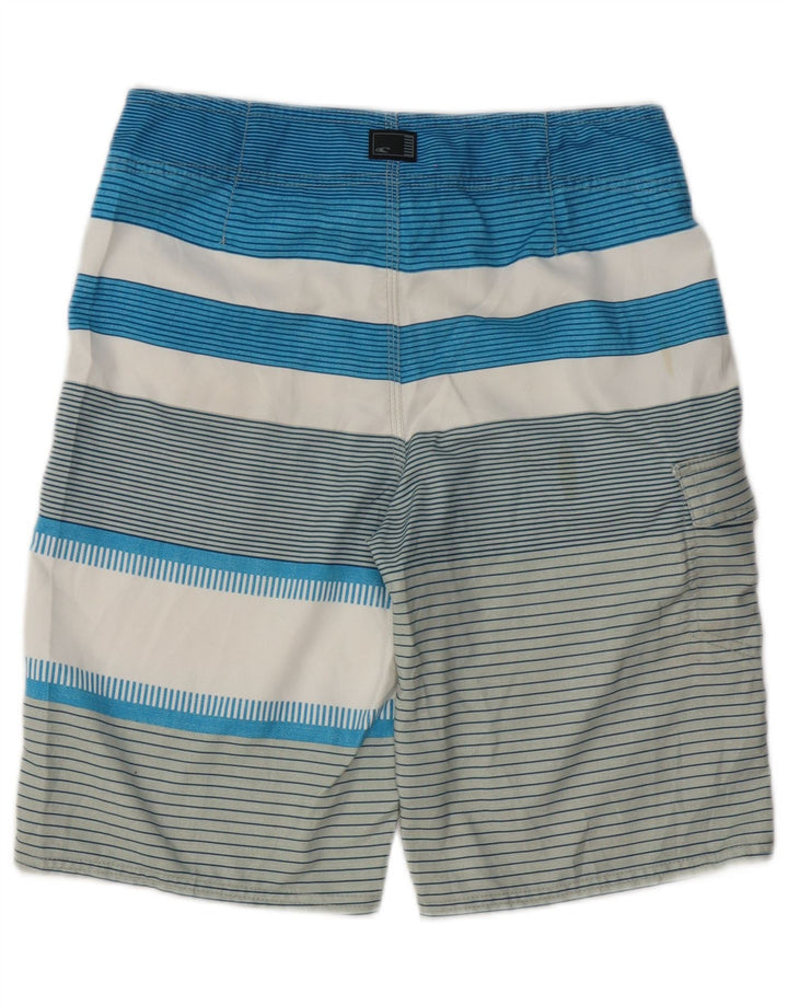 O'Neill Herren-Badeshorts, klein, blau gestreift, Polyester