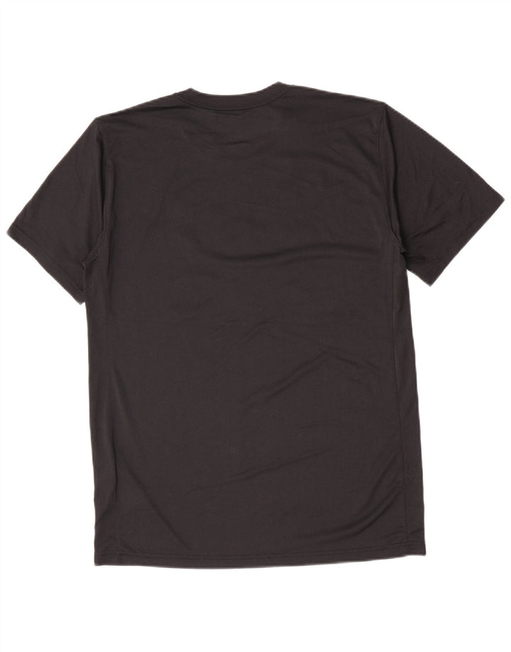 Nike Herren Dri Fit Graphic T-Shirt Top Mittelschwarzes Polyester