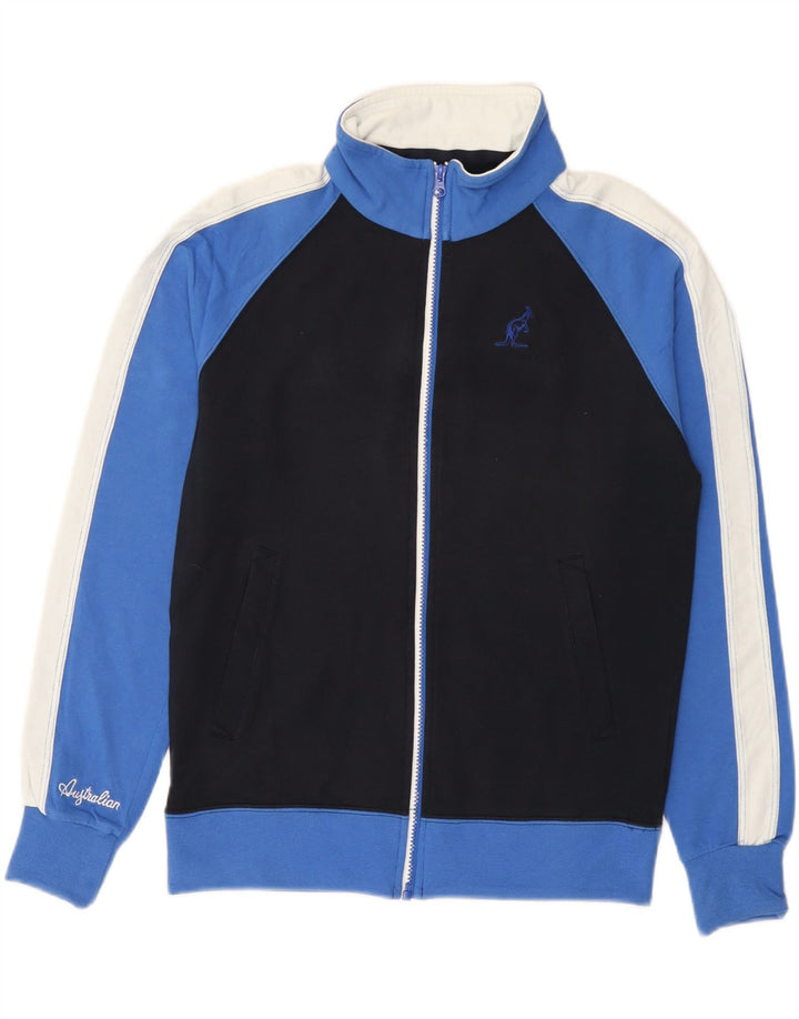 AUSTRALIAN L'ALPINA Damen-Trainingsanzug-Top-Jacke IT 46 Large Schwarz