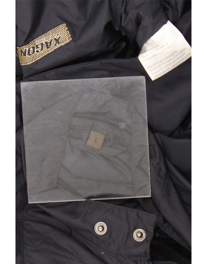 Xagon Herren Bomberjacke UK 40 Large Marineblau Polyamid