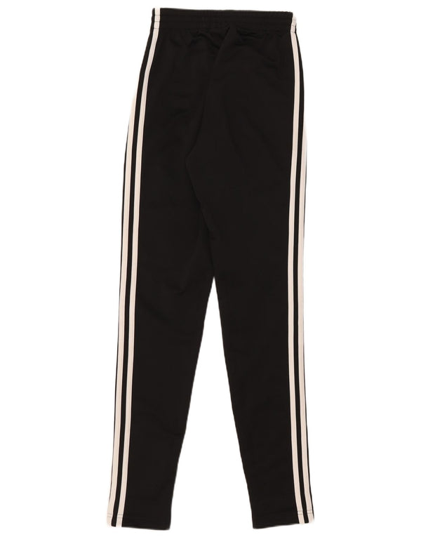 Adidas Damen Trainingshose UK 4 XS Schwarz Polyester