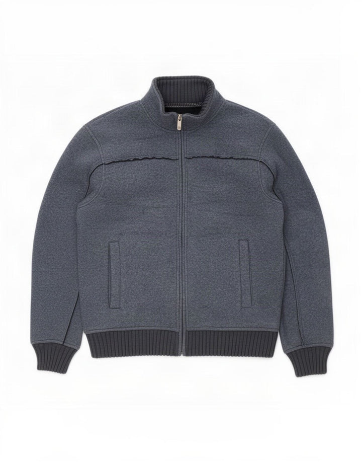Marks & Spencer Herren-Trainingsanzug-Oberteil, Mittelgroßes marineblaues Polyester