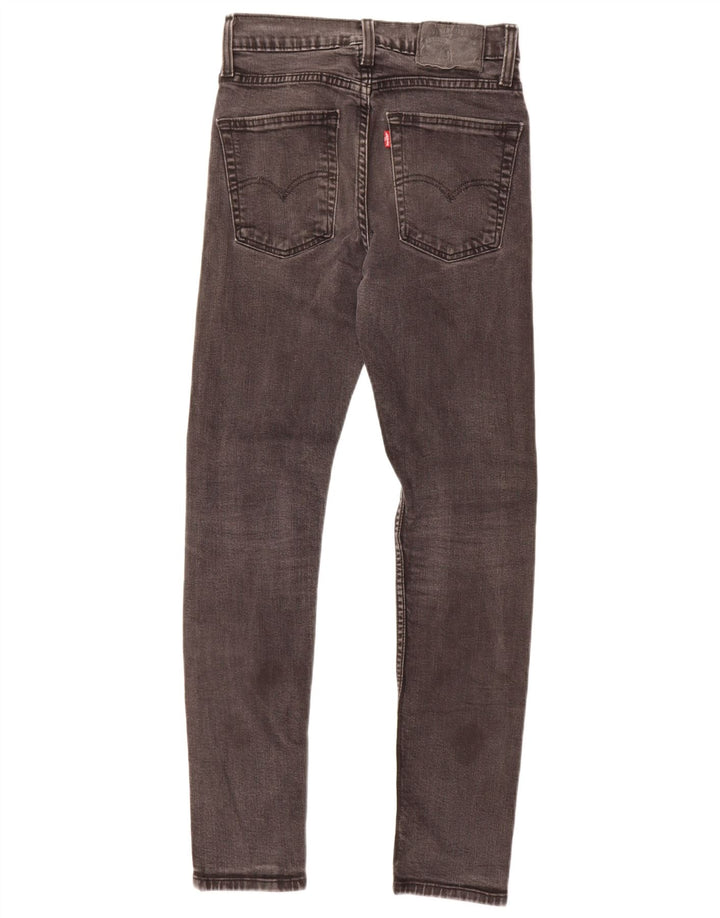 Levi's Herren Slim Jeans W32 L28 Schwarze Baumwolle