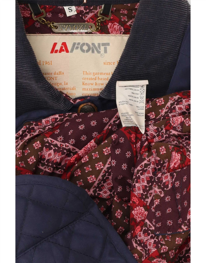 Lafont Damen-Steppjacke mit lockerer Passform, UK 10, Größe S, Marineblau, Polyester
