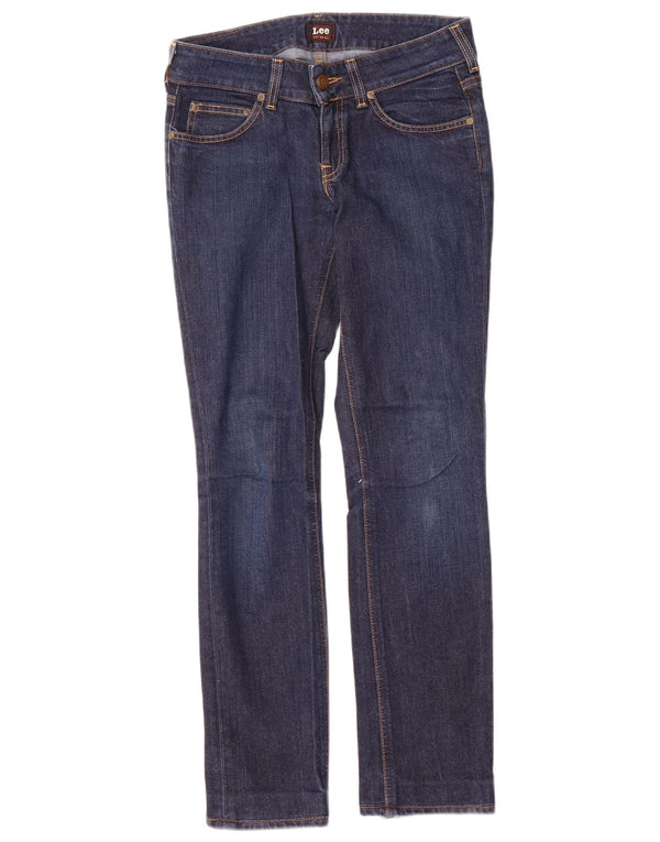 Lee Damen Amy Slim Jeans W27 L30 Marineblaue Baumwolle