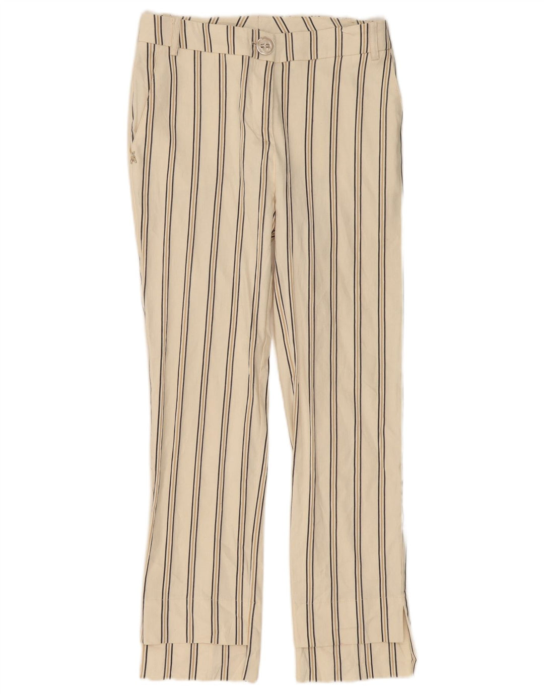 Patrizia Pepe Damen Chinohose IT 42 Medium W28 L27 Off White Linen