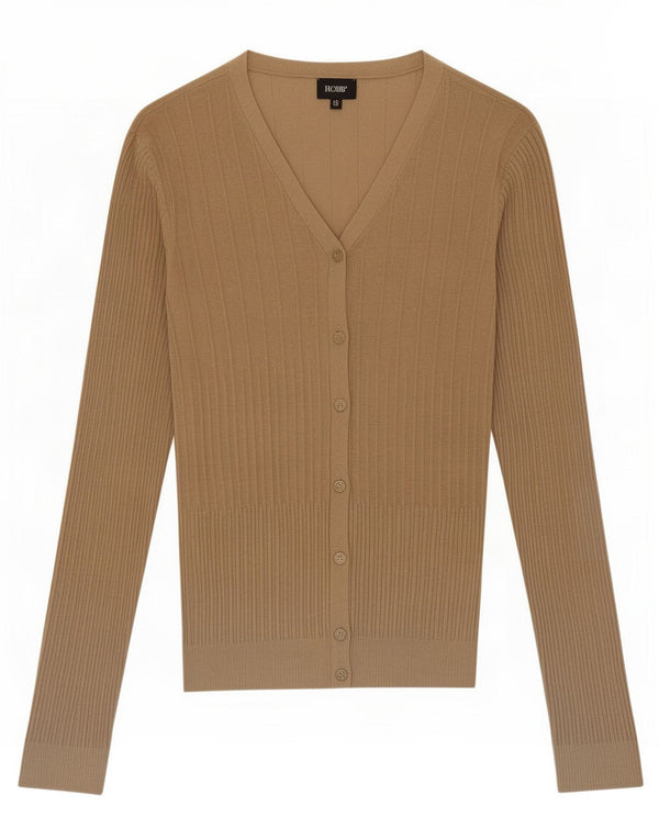 Hobbs Damen-Cardigan-Pullover UK 16 Large Beige Viskose