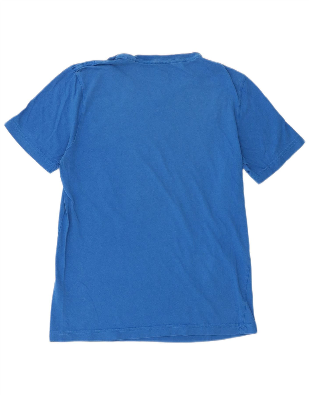 Puma Herren Graphic Graphic T-Shirt Top Small Blau Baumwolle
