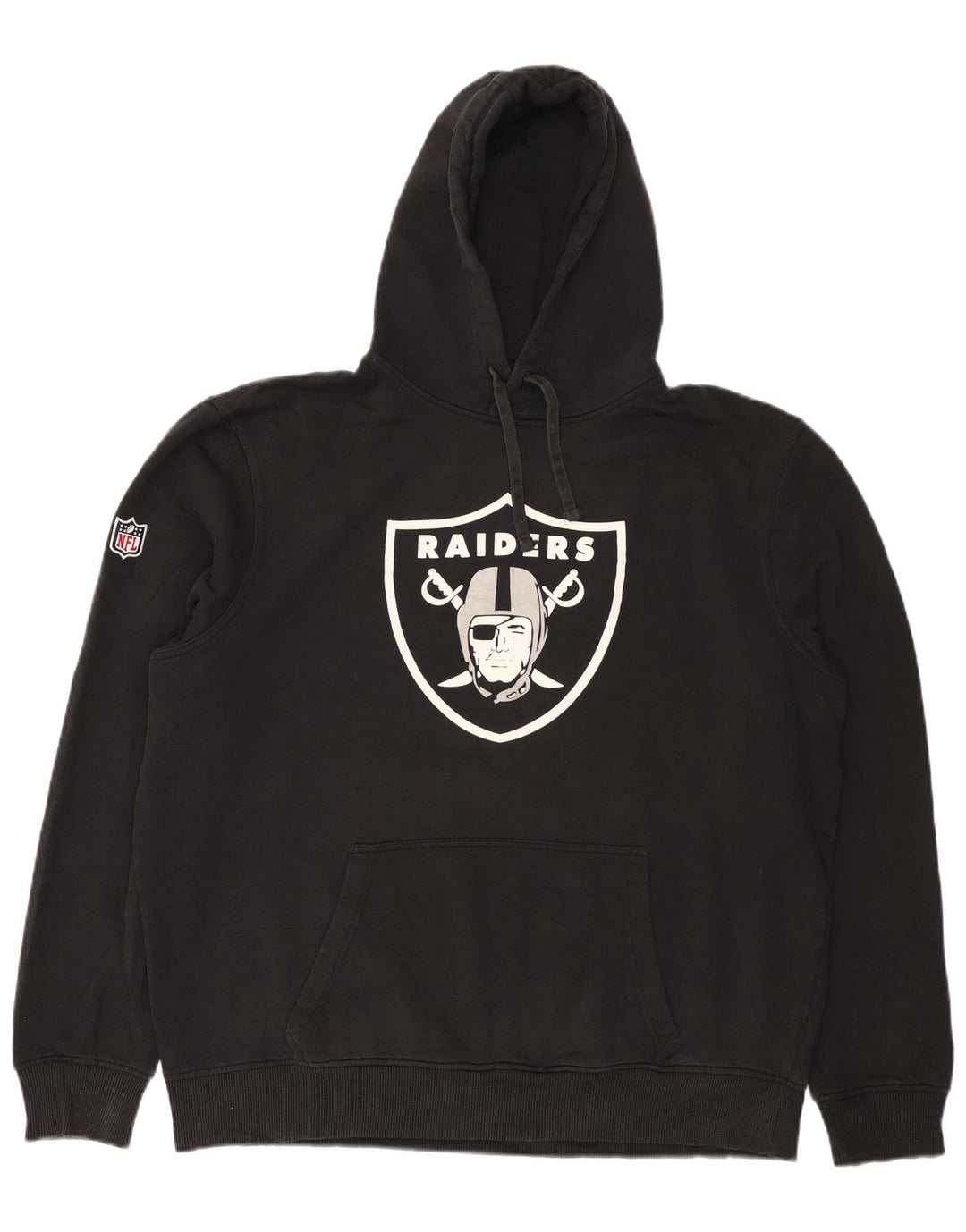 NFL Herren Raiders Graphic Hoodie Pullover 2XL Schwarz